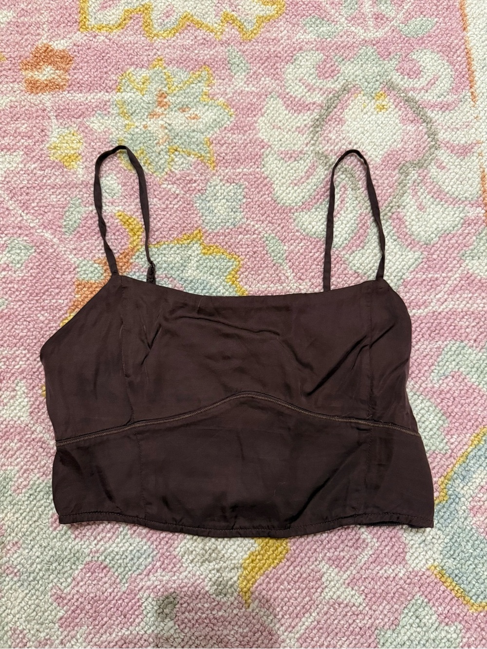 Aerie Corset Cropped Tank Top